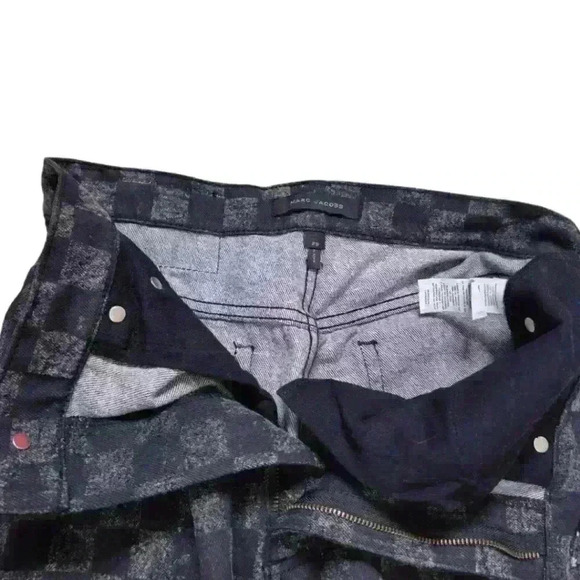 NWOT MARC JACOBS CHECKERED JEANS - Picture 5 of 9